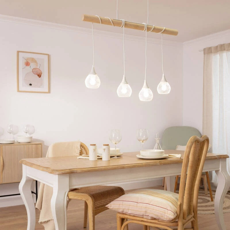 Suspension Bois et Aluminium