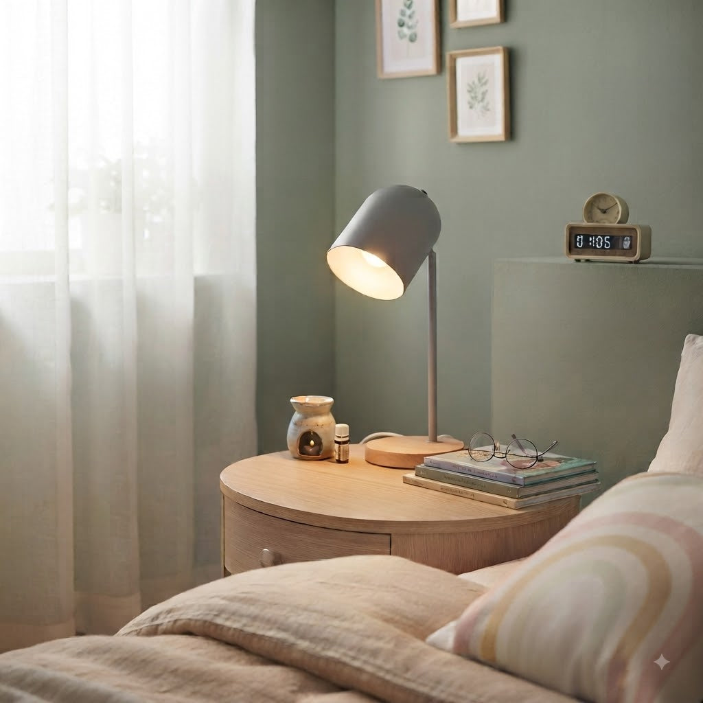Lampe à Poser Métal  40W Gris