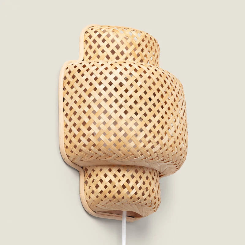 Applique Murale Bambou  40W Naturel