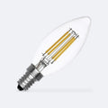 Ampoule LED Filament E14 4W C35 Bougie No Flicker