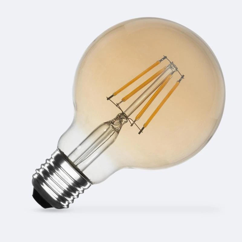 Ampoule LED Filament E27 6W 540lm G80 Gold – Blanc Chaud 2700K