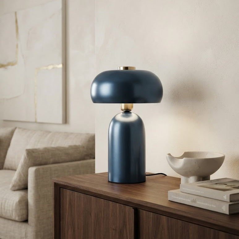 Lampe à Poser Métal - Design Organique et Élégant