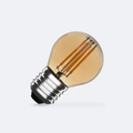 Ampoule LED Filament E27 4W 360lm G45 Gold Blanc Chaud 2700K No Flicker