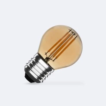 Ampoule LED Filament E27 4W 360lm G45 Gold Blanc Chaud 2700K No Flicker