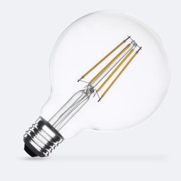 Ampoule LED Filament E27 6W 720lm G125 Blanc Neutre 4000K No Flicker