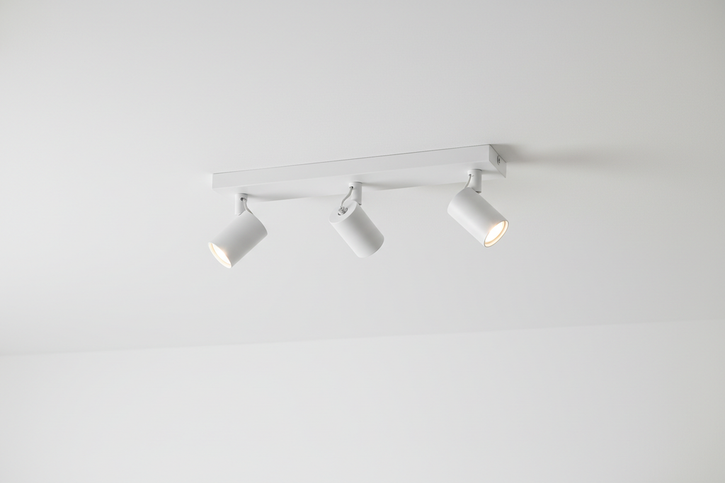 Plafonnier Wuedy 3 spots blanc