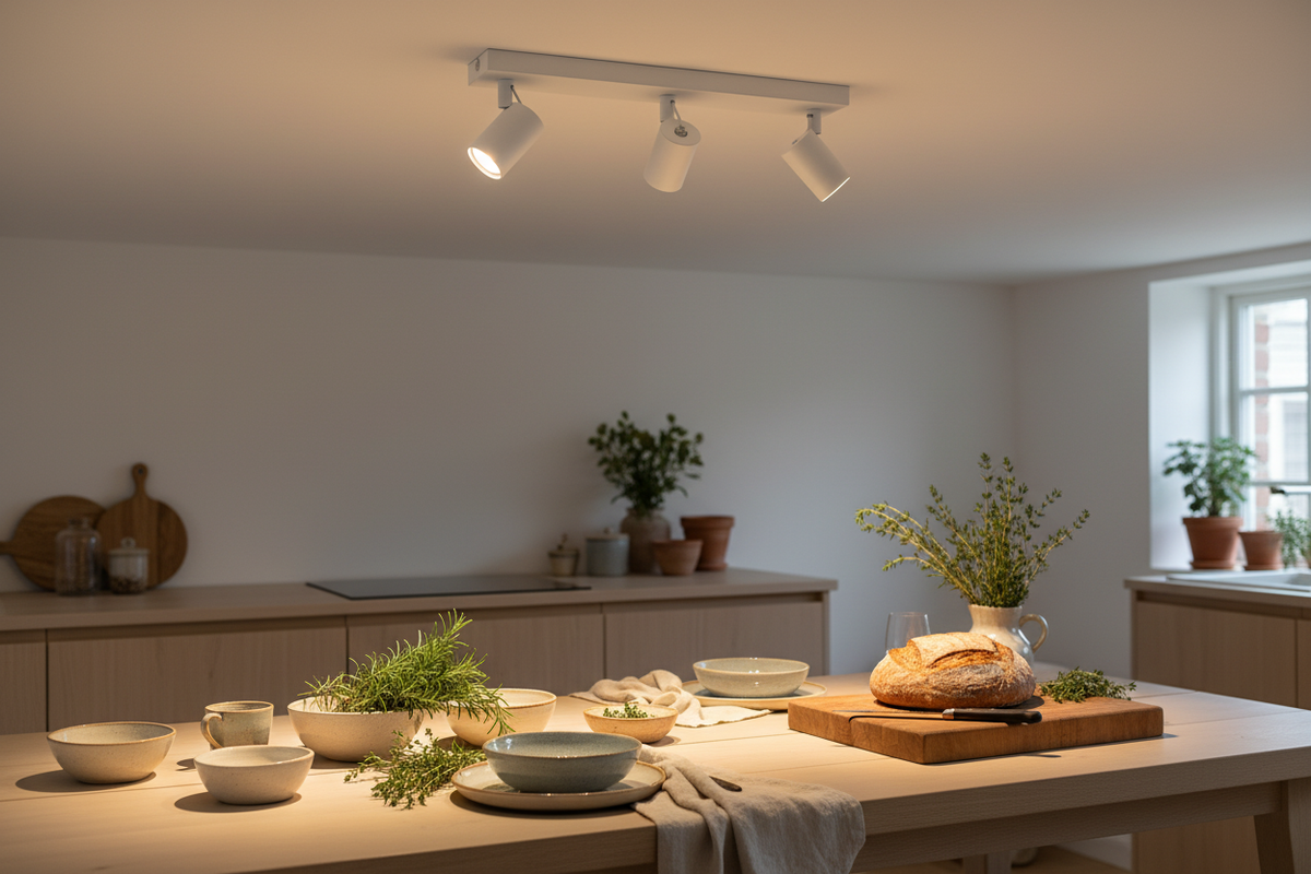 Plafonnier Wuedy ambiance cuisine